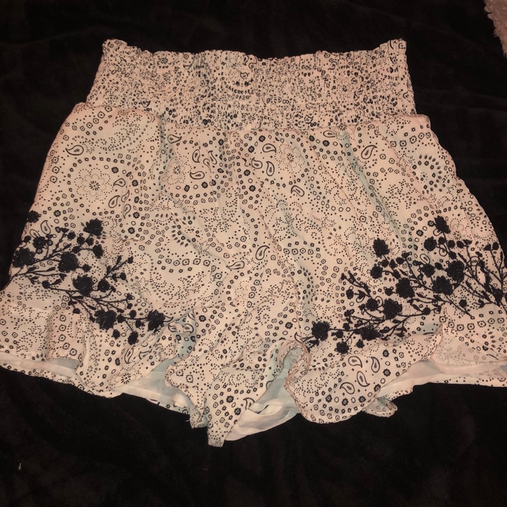 American Eagle Embroidered Shorts